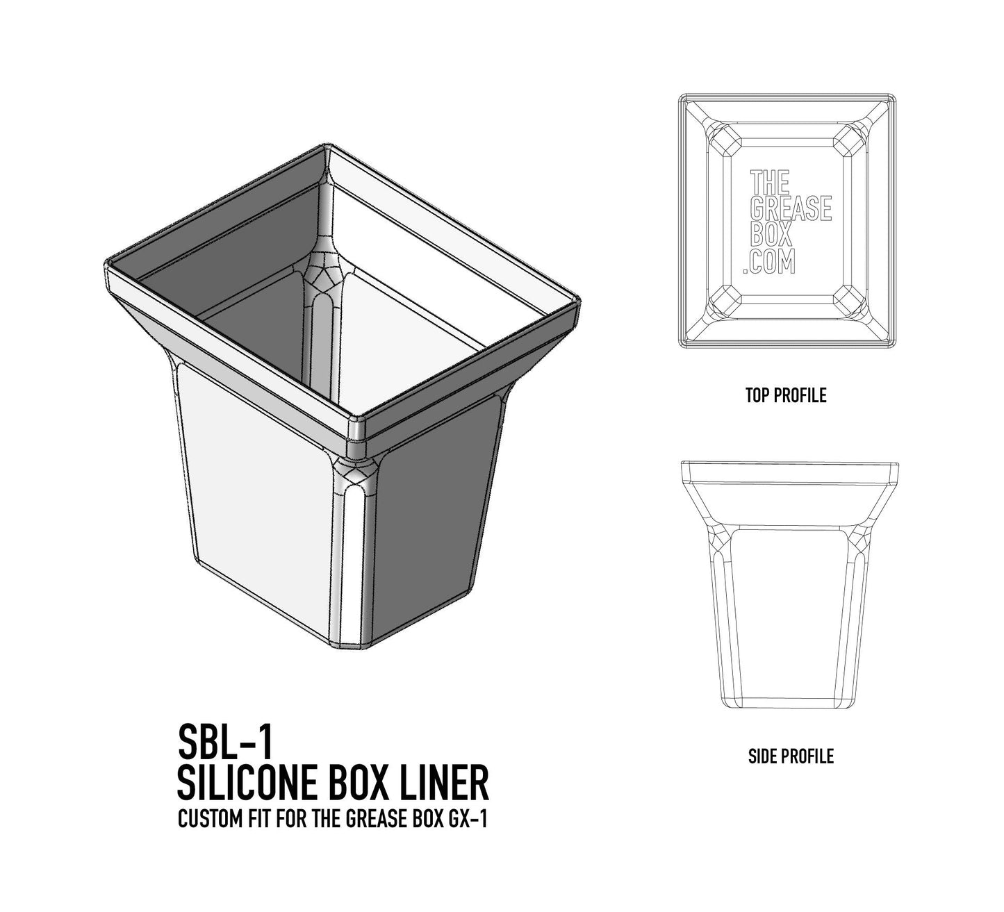 SILICONE BOX LINER SBL-1 (2-Pack) - M Grills