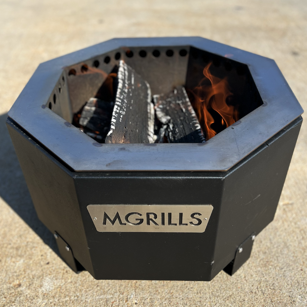 Bunker Stainless Steel Fire Pit Insert