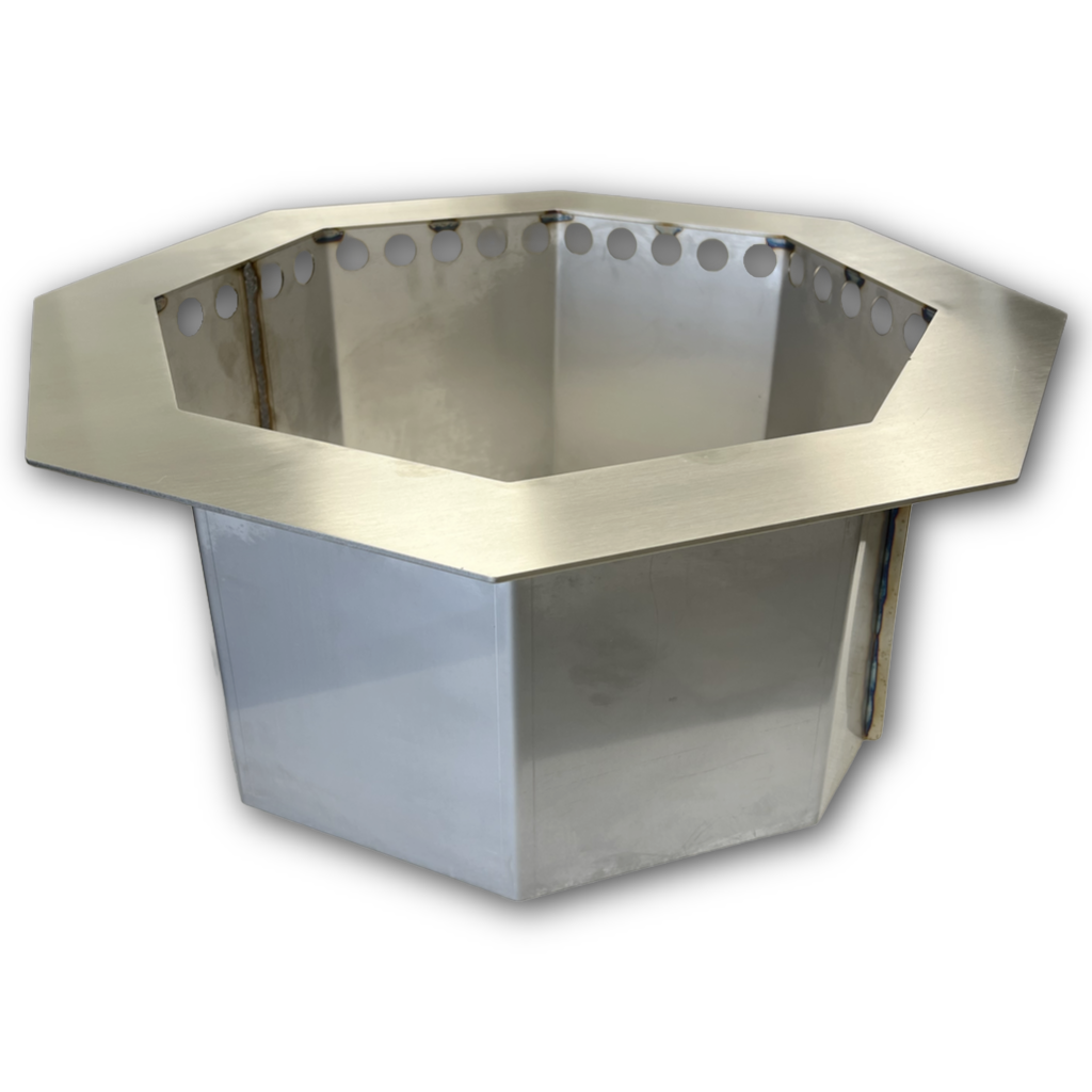 Bunker Stainless Steel Fire Pit Insert