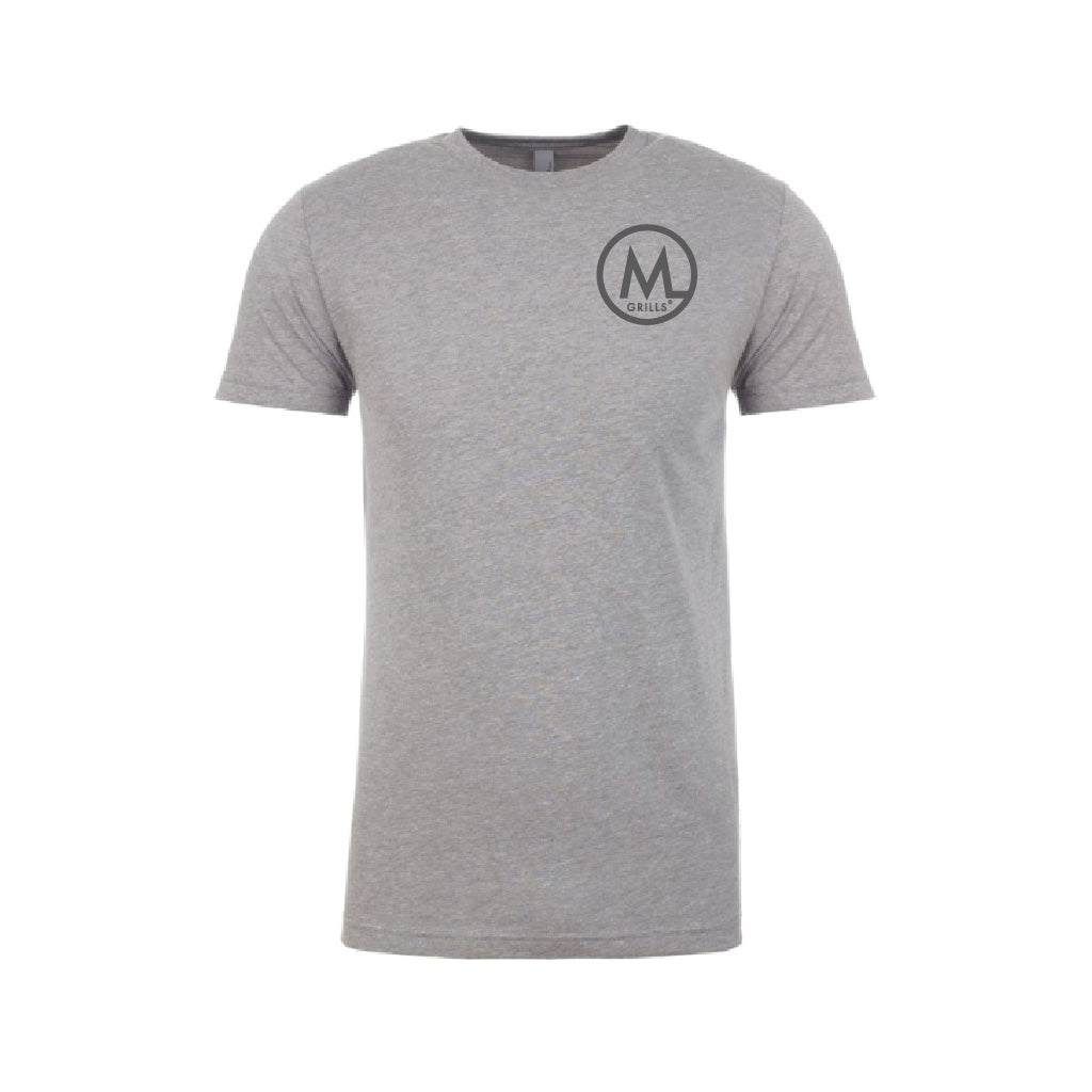 M Grills American Made T-Shirt - Gray - M Grills