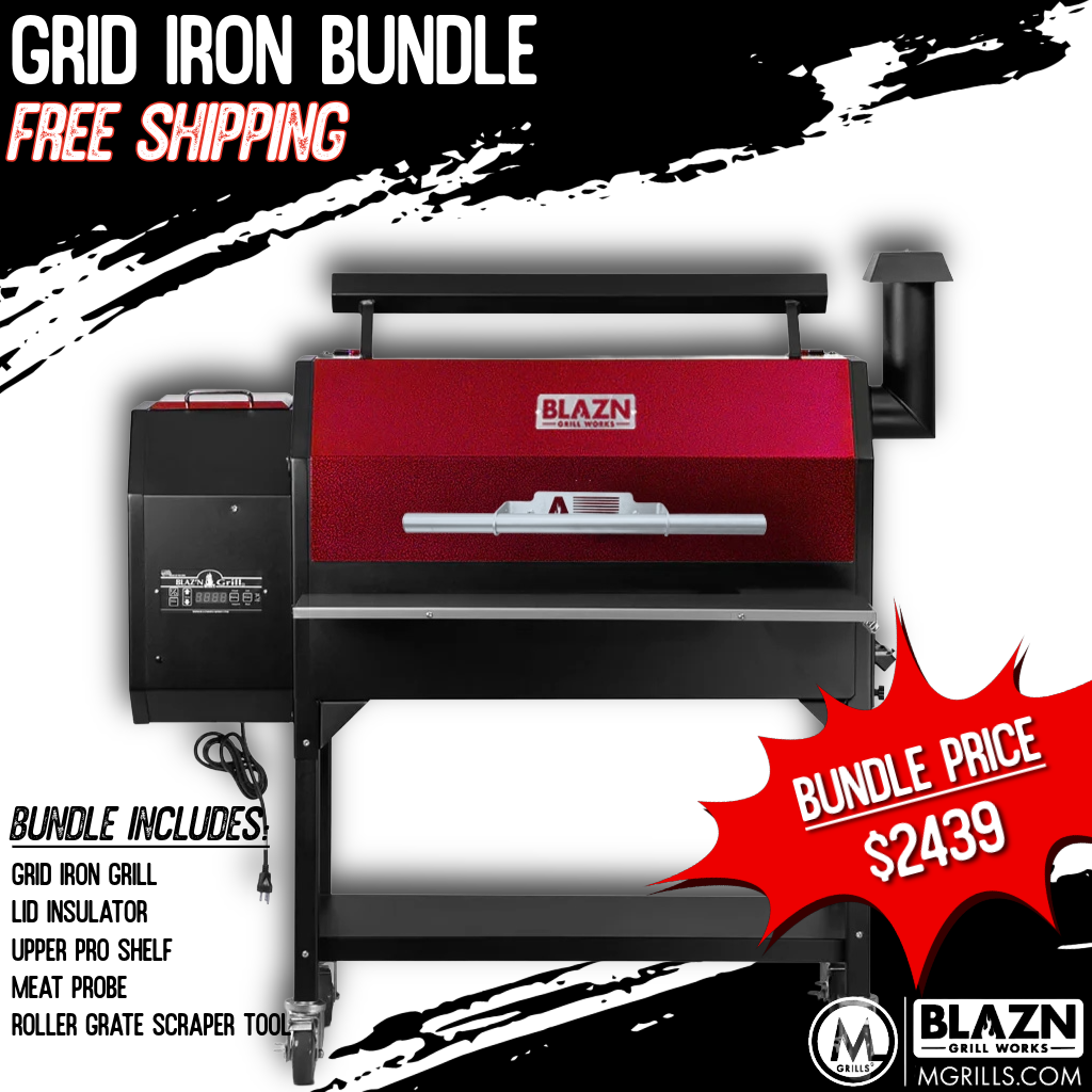 Grid Iron Pellet Grill - Spring Bundles - M Grills