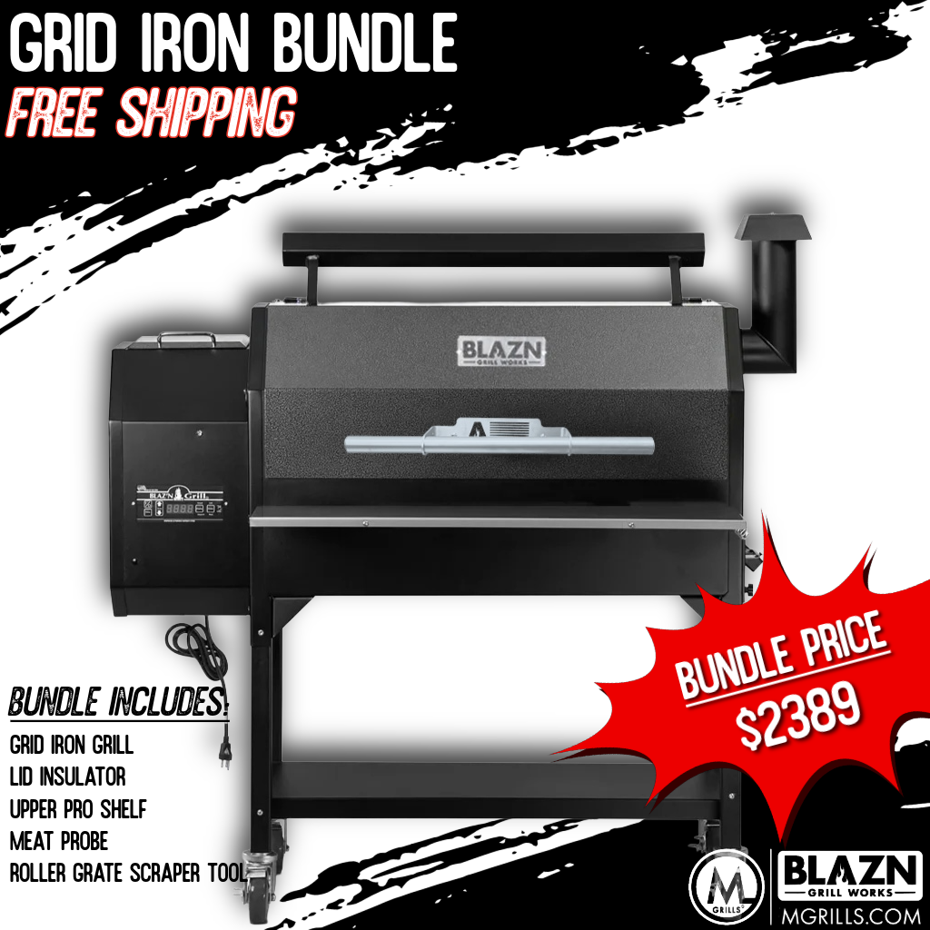 Grid Iron Pellet Grill - Spring Bundles - M Grills
