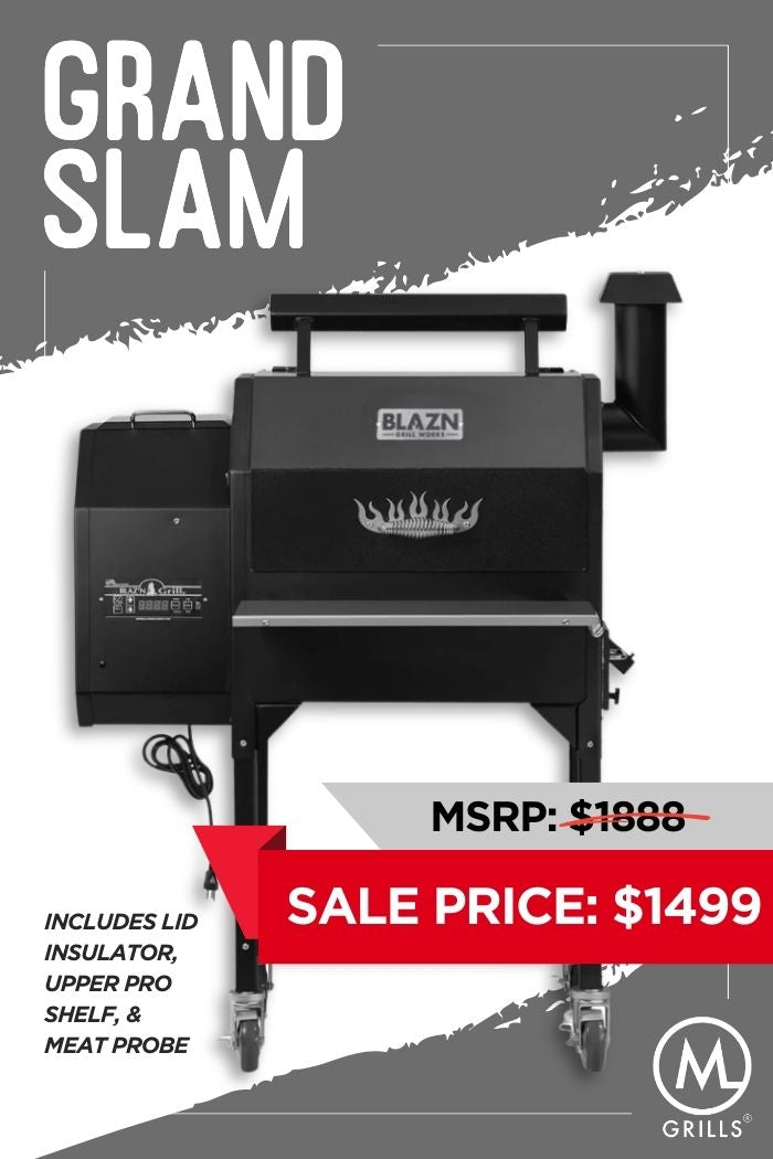 Black Friday Grand Slam Pellet Grill and Smoker - American Made - M Grills