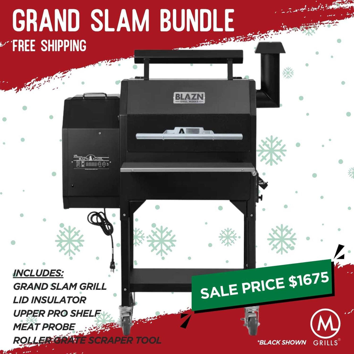 Grand Slam Pellet Grill - Holiday Bundle