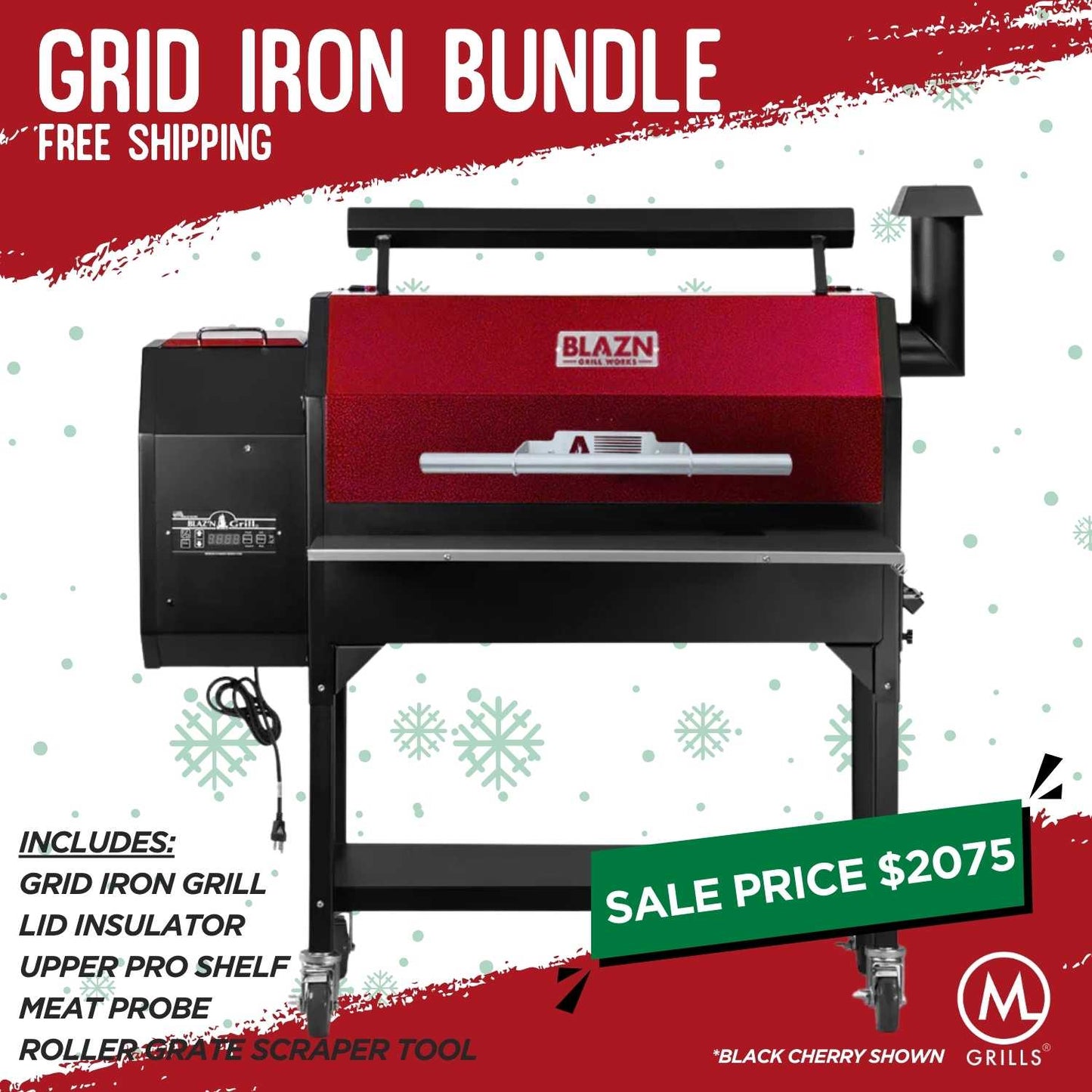 Grid Iron Pellet Grill - Holiday Bundle
