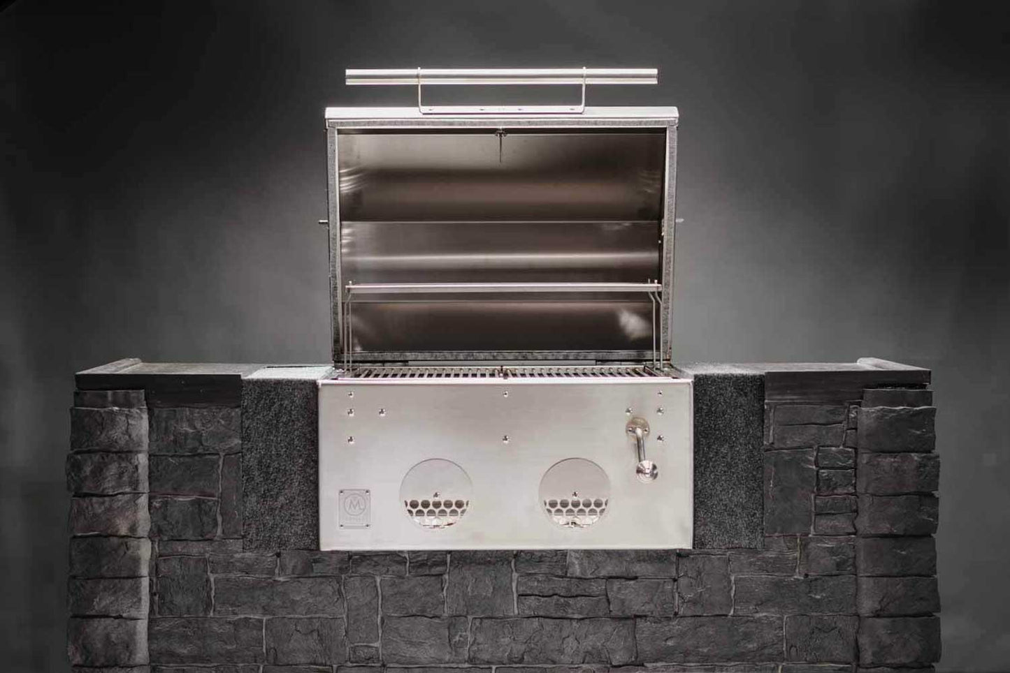 B24 Stainless Steel Built In Charcoal Grill