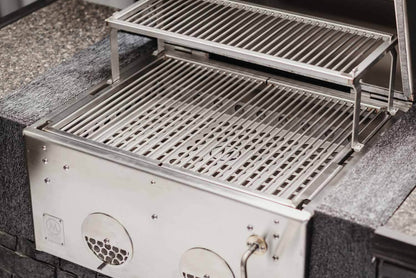 B24 Stainless Steel Built In Charcoal Grill