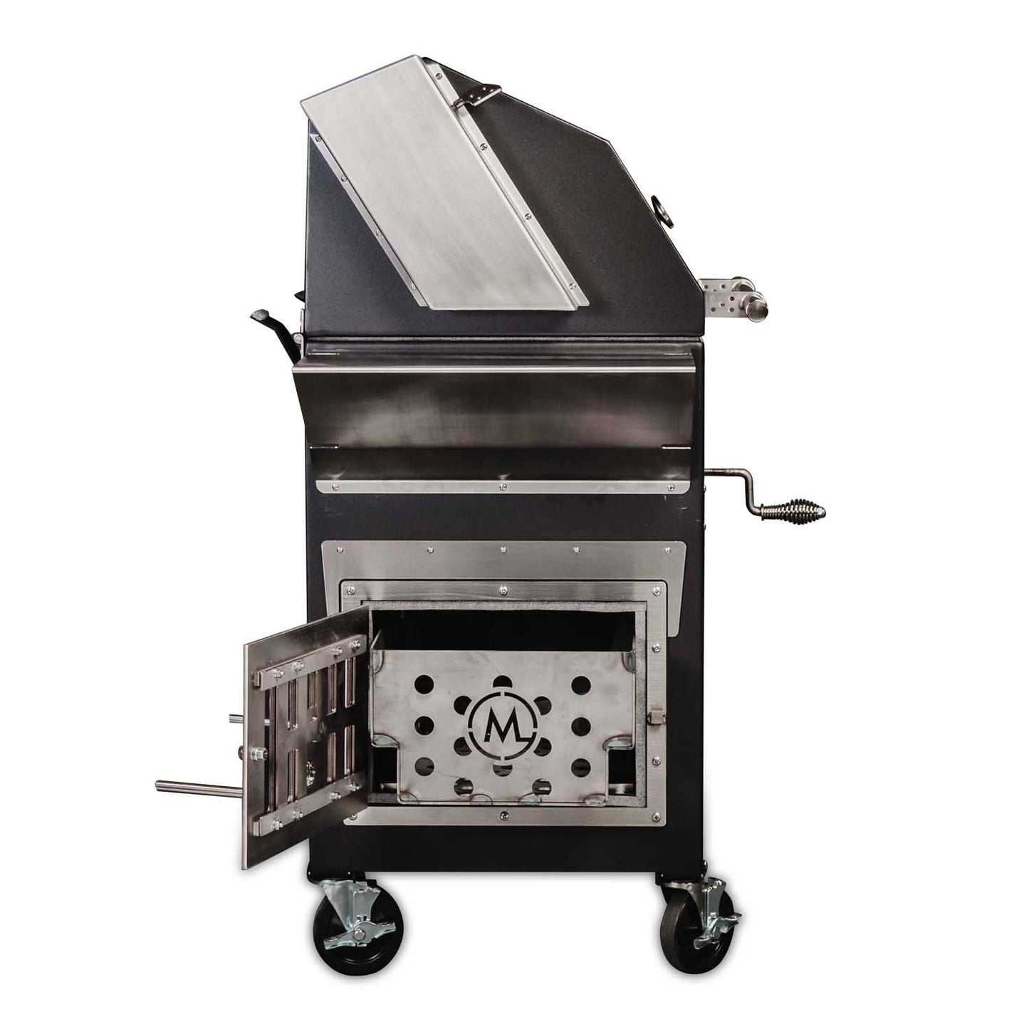 M1 Charcoal Grill, Smoker and Stick Burner - American Made