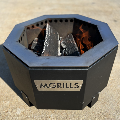 Bunker Stainless Steel Fire Pit Insert