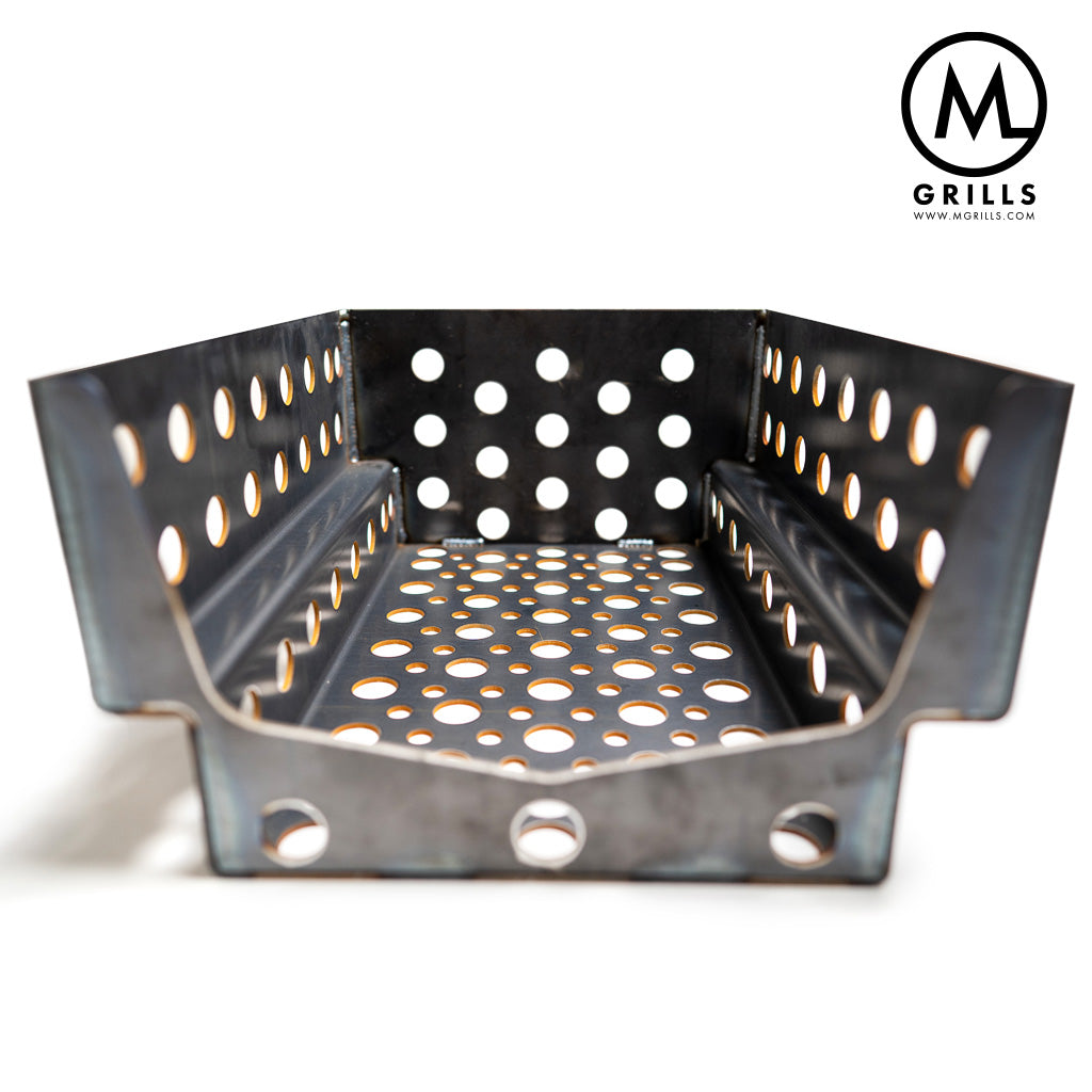 Charcoal basket for clearance smoker