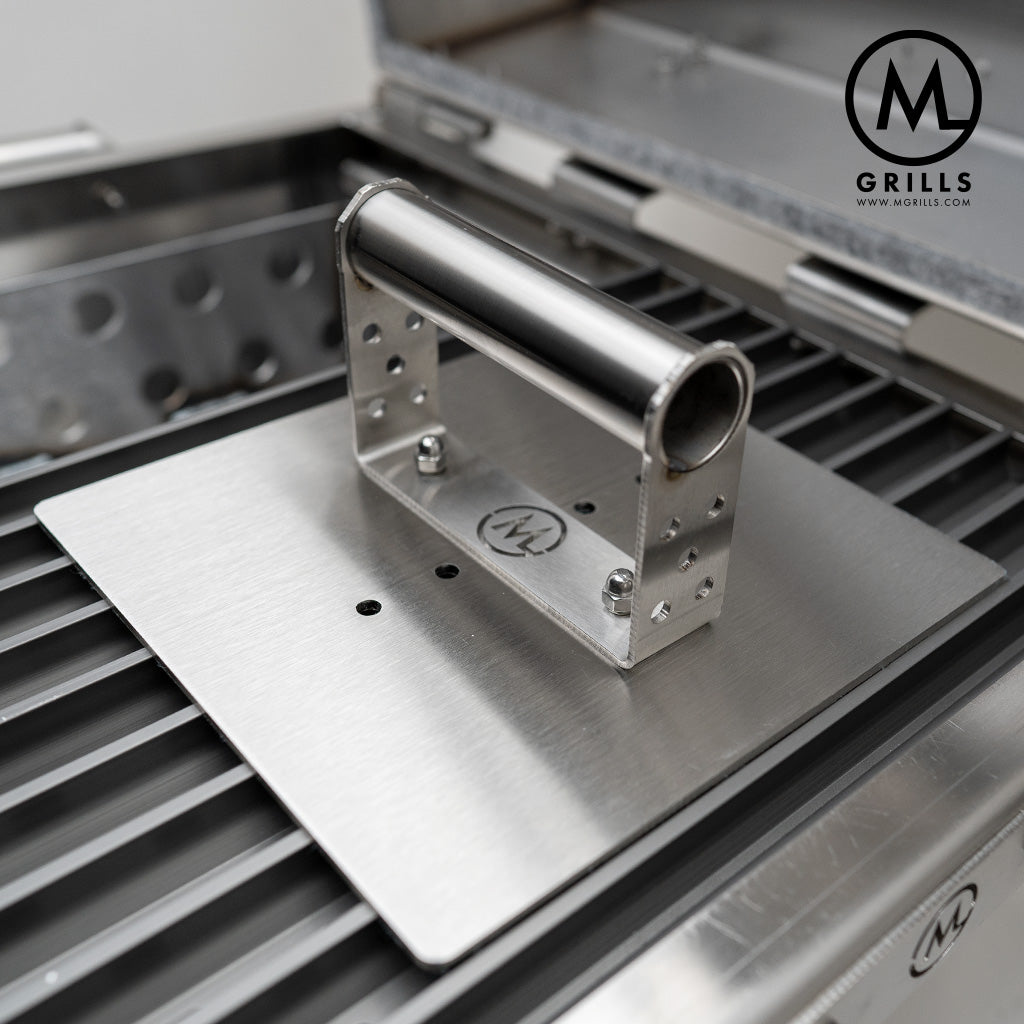 M Grills Stainless Steel Steak and Burger Press - M Grills