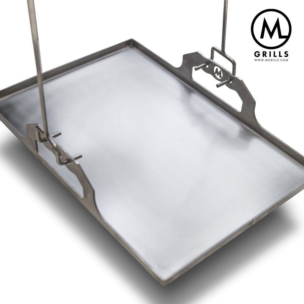 Stainless steel griddle top pan